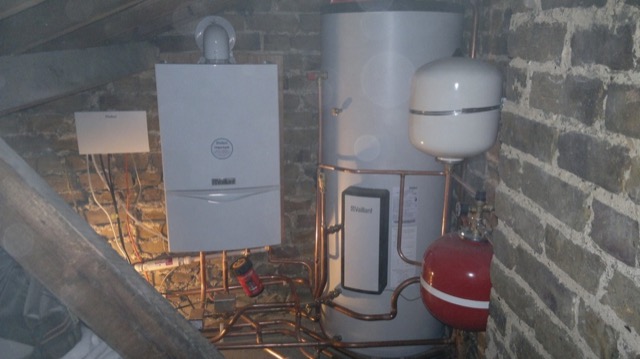 Boiler and cylinder installation by Plumbing Brilliant